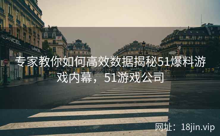 专家教你如何高效数据揭秘51爆料游戏内幕，51游戏公司