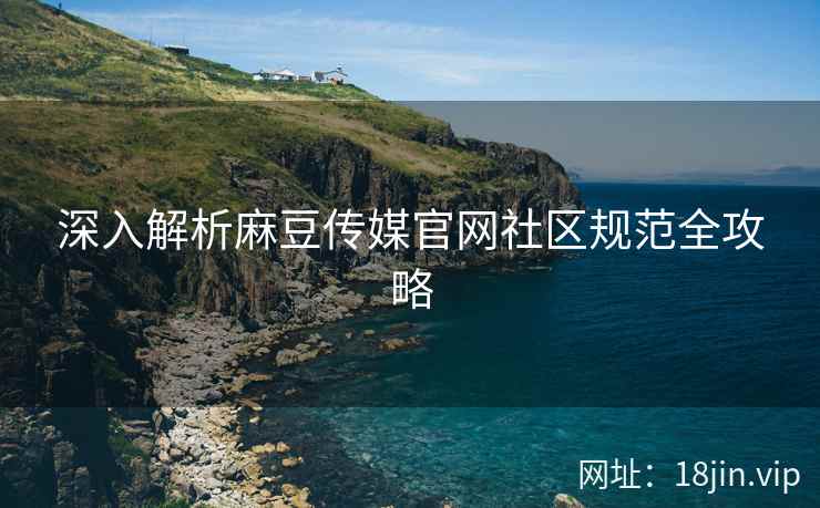 深入解析麻豆传媒官网社区规范全攻略