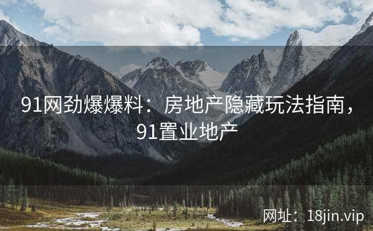 91网劲爆爆料：房地产隐藏玩法指南，91置业地产